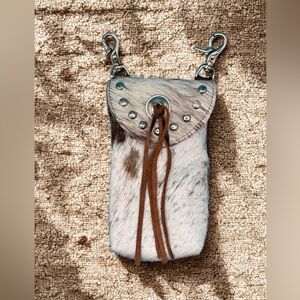 Genuine Cowhide Western Belt Bag | Hair-On Leather | Made in Mexico